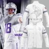 Minnesota Vikings NFL 2024 Limited Edition ?Winter Warrior? Nike  White Jacket-PU14062404