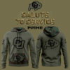 Limited Edition Colorado Buffaloes Football Nike Camo 2024 Salute to Service Club Fleece Pullover Hoodie
