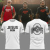 Limited Edition JESUS WON White TShirt 2024-PU082924502