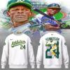 Oakland Athletics’ Rickey Henderson FOREVER 24 Special Sweatshirt-PU122524062