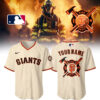 Giants x Firefighter Appreciation Night Custom Name Jersey-LL250223005