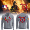 Cardinals x Firefighter Appreciation Night Zipper Sweatshirt-LL250308011