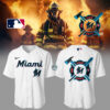 Limited Edition Miami Marlins x Firefighter Appreciation Night Jersey-LL250308018