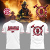 Limited Edition Arkansas Baseball x Firefighter Appreciation Night TShirt -LL250313019