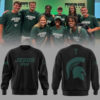 Michigan State Big10 2024 Limited Edition Jesus Won Black Sweatshirt-PU100224306