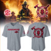 Limited Edition Arkansas Baseball x Firefighter Appreciation Night Jersey-LL250314022