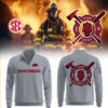 Limited Edition Arkansas Baseball x Firefighter Appreciation Night Zipper Sweatshirt-LL250320030