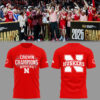 Nebraska Men's Basketball "2025 College Basketball Crown Champions" TShirt -LL250407015