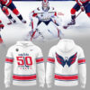 Limited Edition Washington Capitals 50th Anniversary Hoodie-LL250226011