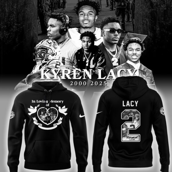 Limited Edition LSU In Loving Memory Of Kyren Lacy Hoodie