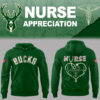 Limited Edition Milwaukee Bucks x Nurse Appreciation Hoodie-PA04212520