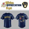 Limited Edition Brewers x Teacher Appreciation Night Jersey-PA04232510