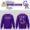 Limited Edition Colorado Rockies x Teacher Appreciation Night Sweatshirt-PA04242509