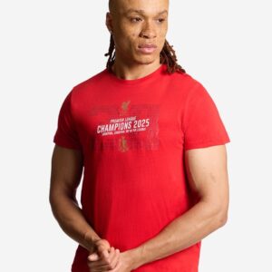 Limited Edition Liverpool x PREMIER LEAGUE CHAMPIONS 2025 Tshirt-AB0428251007