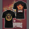 Limited Edition Galatasaray S.K. Champions "First And Only Turkish, Club With 5 Stars" Tshirt-PA051925012