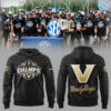Limited Edition Vanderbilt Baseball x 2025 SEC BASEBALL TOURNAMENT CHAMPS Hoodie-LL250526046
