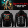 Iron Maiden World Tour 25-26 Limited Run For Your Life Black Hoodie-PA04102521