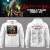Iron Maiden World Tour 25-26 Limited Run For Your Life White Hoodie-PA04102523
