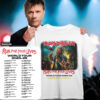 Iron Maiden World Tour 25-26 Limited Run For Your Life White T-Shirt-PA04102524