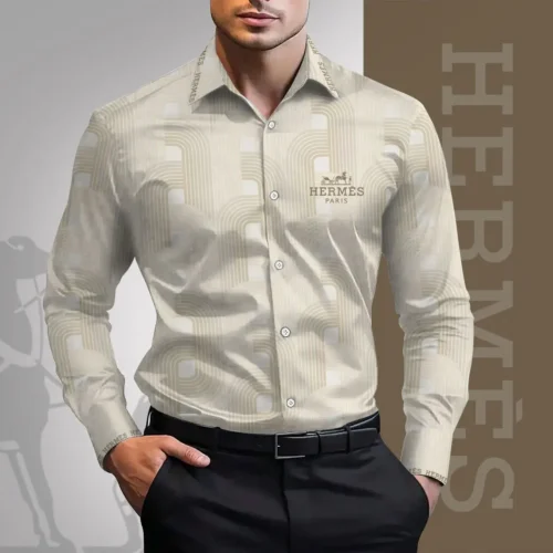 Luxury Brand Long Sleeve Button Shirt - Win151128