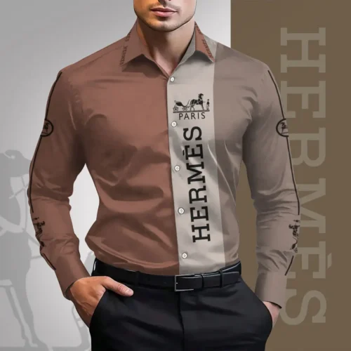Luxury Brand Long Sleeve Button Shirt - Win151141