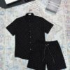 2025 Luxury Brand Combo Short Sleeve Button Shirt and Short for men - Win230228