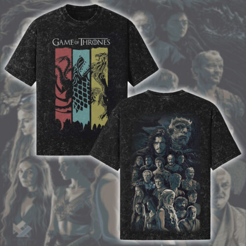 Limited Edition Game of Thrones Custom Wash T-Shirt - Win31079