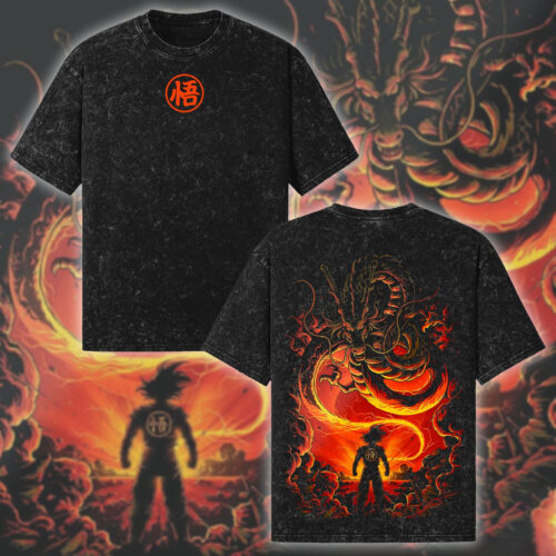 Limited Edition Dragon Ball Custom Wash T-Shirt - Win310711