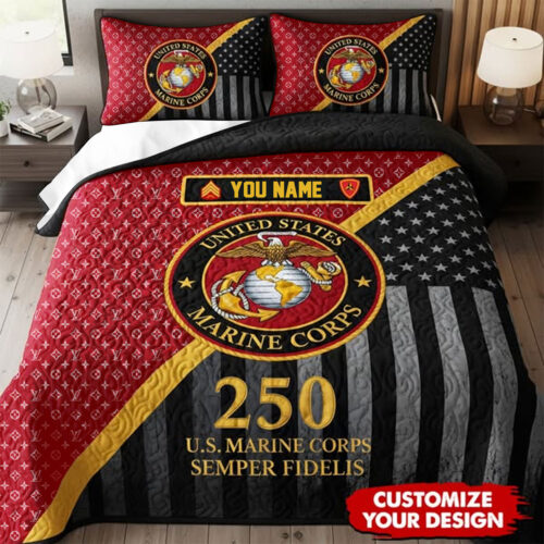 Luxury Brand Marine Corps Bedding Set – Win310752