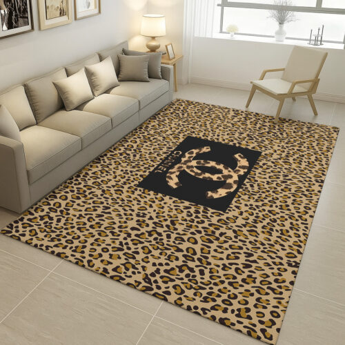 Premium High Quality Imitation Cashmere Rug Carpet Leopard - Win310755
