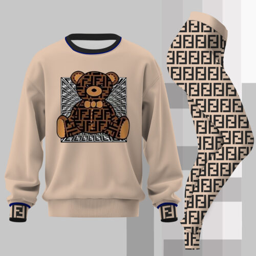 PREMIUM Luxury Brand Leggings and Sweatshirt Set For Women - Win310785