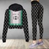 Legging and Cropped Hoodie Set For Women - DN79220833