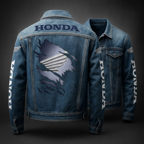 Premium Denim Jacket HONDA - Win080930